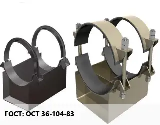 Опора трубопровода ОСТ 36-104-83